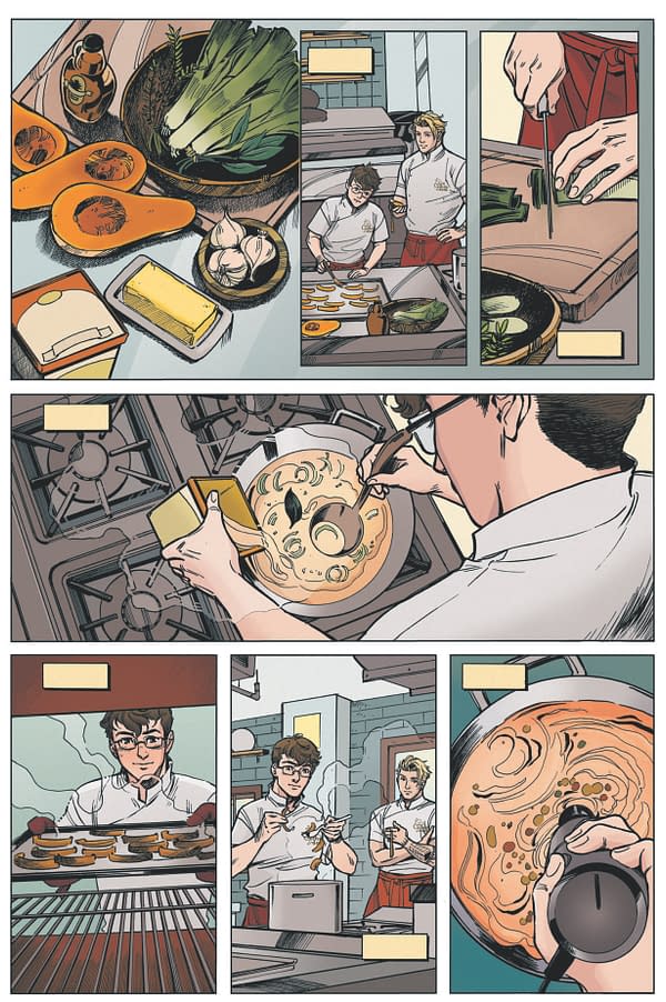 Chef's Kiss, Debut Graphic Novel by Jarrett Melendez and Danica Brine