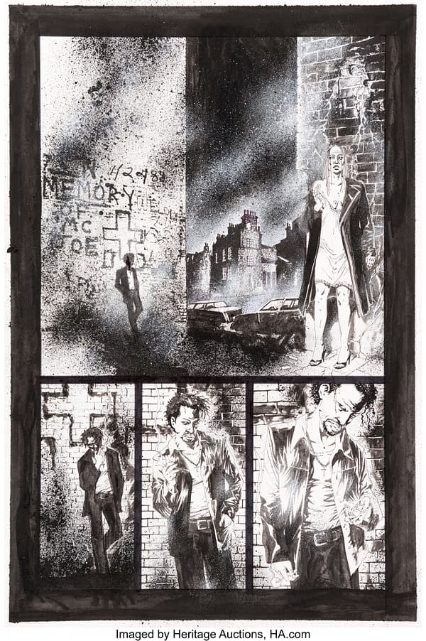 Complete Original Artwork Of Three Issues Of Hellshock Vol 2 For Sale