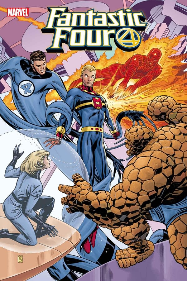 Cover image for FANTASTIC FOUR 48 BUCKINGHAM MIRACLEMAN VARIANT [AXE]