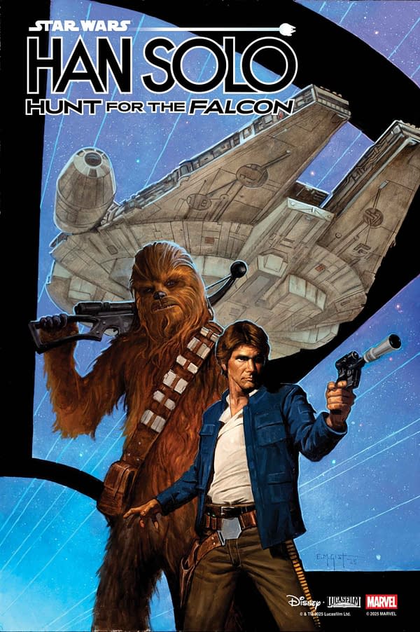 Cover image for STAR WARS: HAN SOLO - HUNT FOR THE FALCON #4 E.M. GIST VARIANT