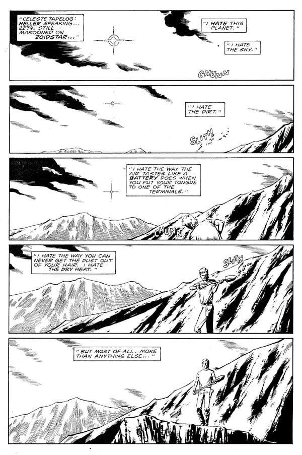 The First 6 Pages of Grant Morrison and Steve Yeowell's Zoids,