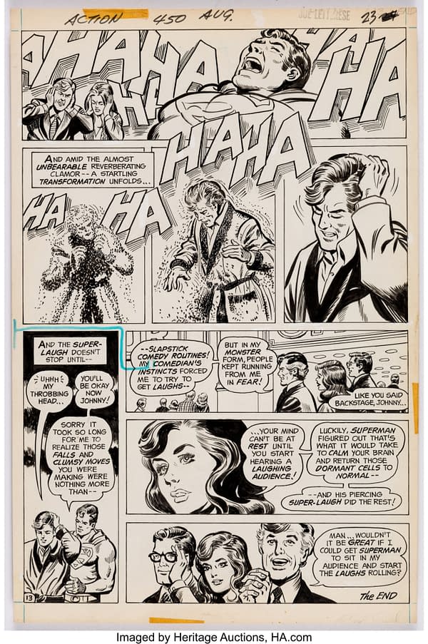 19 Pages Of Curt Swan Superman Original Artwork From $22 To $230