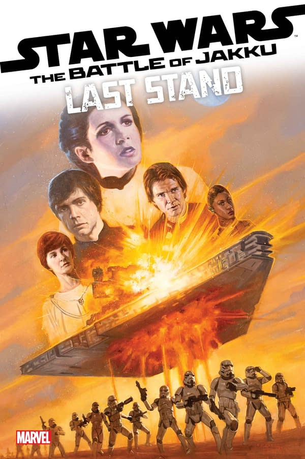 Cover image for STAR WARS: THE BATTLE OF JAKKU - LAST STAND #4 E.M. GIST COVER