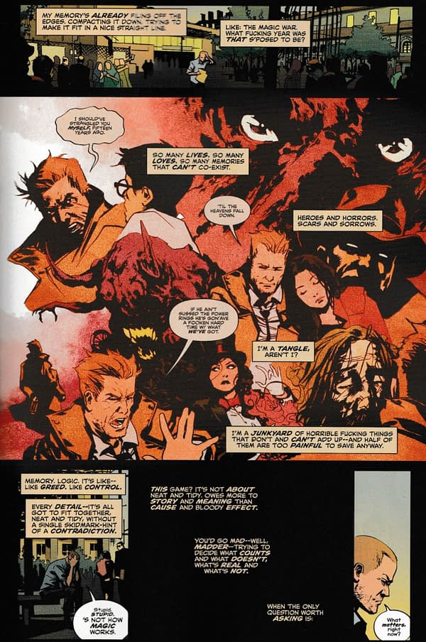 Hellblazer Remembers The Justice League - And Dying (Spoilers)