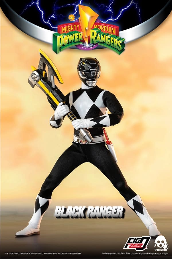 Power Rangers Black Ranger Brings the Might to Hasbro and threezero