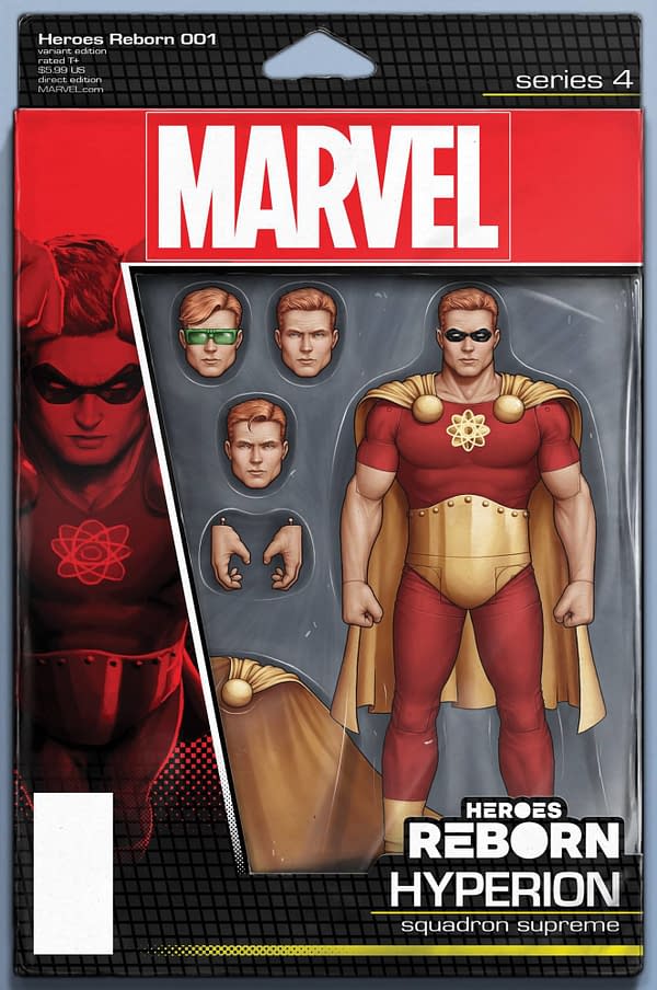 Cover image for HEROES REBORN #1 (OF 7) CHRISTOPHER ACTION FIGURE VAR