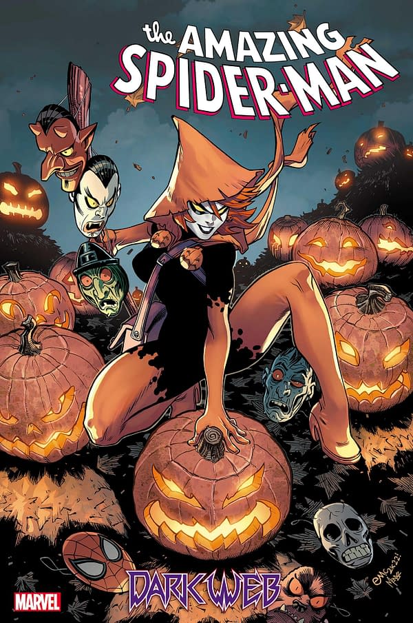 Cover image for AMAZING SPIDER-MAN 14 MCGUINNESS HALLOWS EVE VARIANT