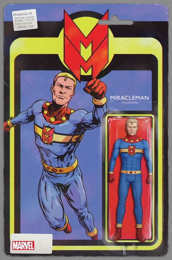 Cover image for MIRACLEMAN BY GAIMAN & BUCKINGHAM: THE SILVER AGE 4 CHRISTOPHER ACTION FIGURE VARIANT