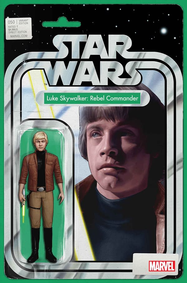 Cover image for STAR WARS #50 JOHN TYLER CHRISTOPHER ACTION FIGURE VARIANT