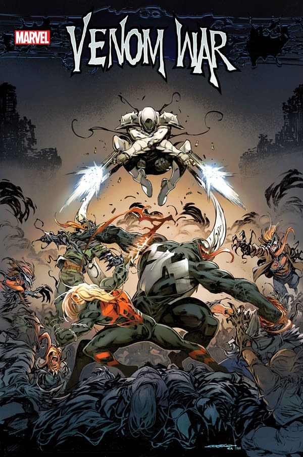 Cover image for VENOM WAR #4 IBAN COELLO COVER