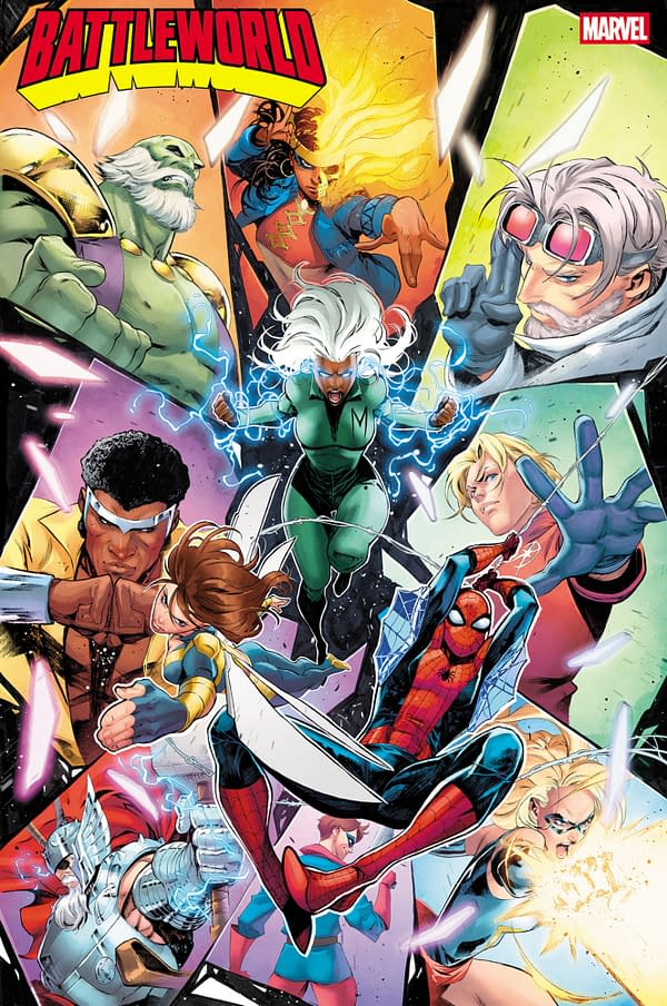 Cover image for BATTLEWORLD #1 IBAN COELLO FOIL VARIANT
