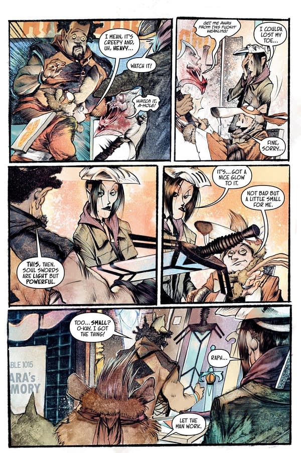 Interior preview page from Dread the Hall H 2026