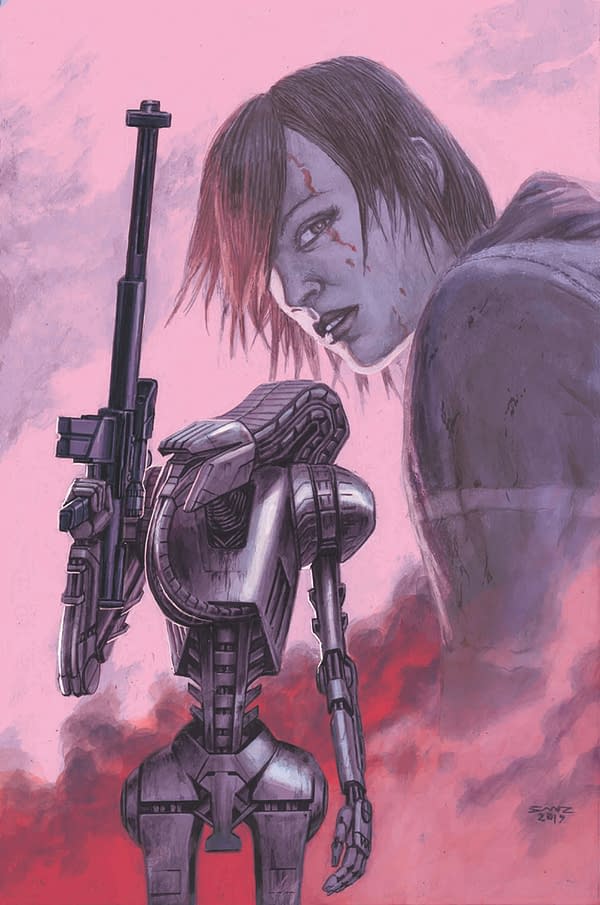Exclusive First Look at All 8 Covers for Stonebot's Machine Girl and Angela Della Morte From Red 5 Comics