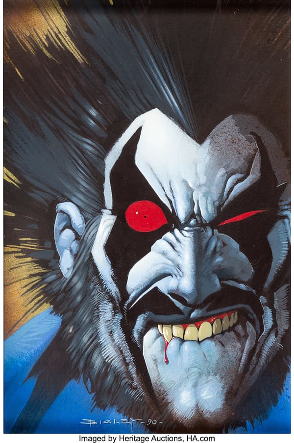 Simon Bisley's Original Lobo Cover Goes To Auction