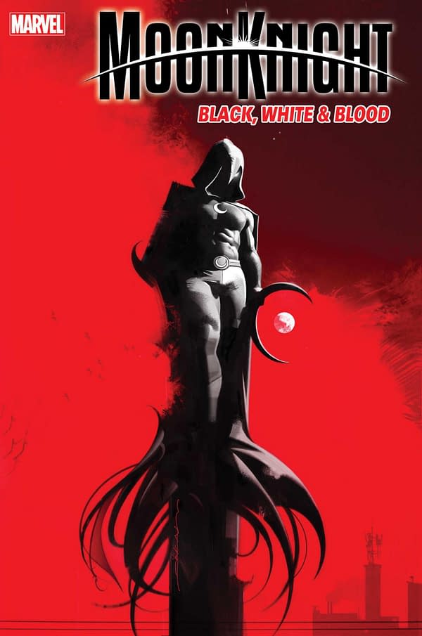 Cover image for MOON KNIGHT: BLACK, WHITE & BLOOD 1 DEKAL VARIANT