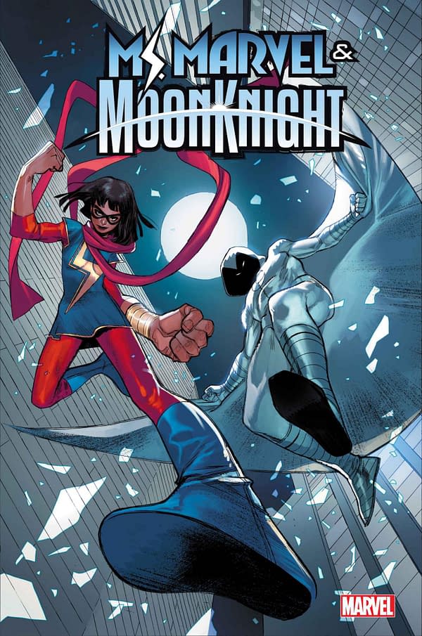 Cover image for MS. MARVEL AND MOON KNIGHT #1 SARA PICHELLI COVER