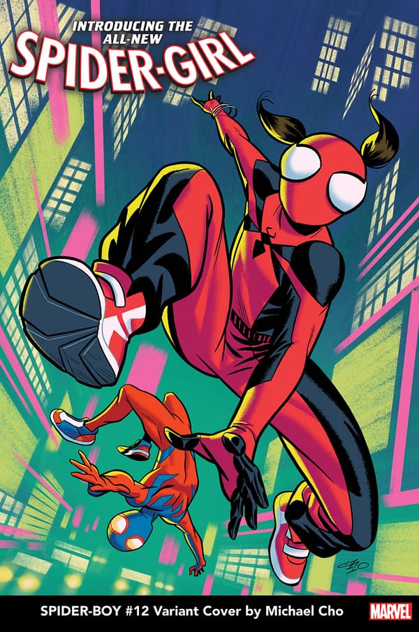 Cover image for SPIDER-BOY #12 MICHAEL CHO VARIANT