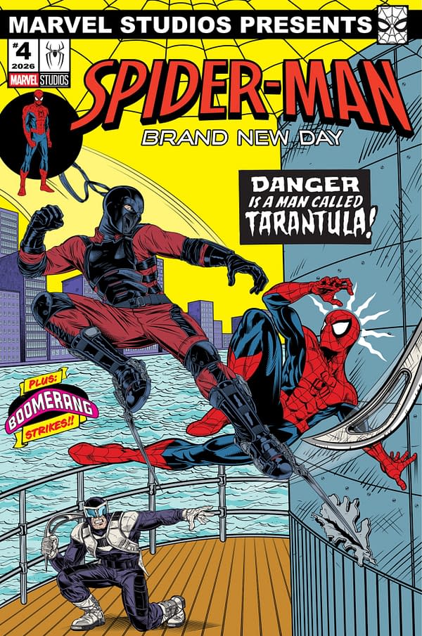 Cover image for PUNISHER VS. SPIDER-MAN #2 ADAM STAFFORD SPIDER-MAN: BRAND NEW DAY MARVEL STUDIOS VARIANT