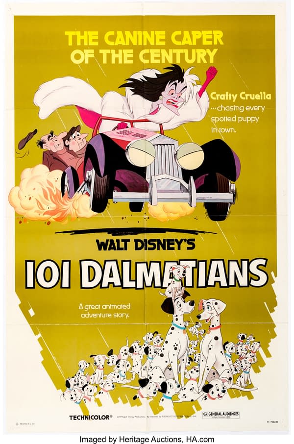 101 Dalmatians Poster. Credit: Heritage