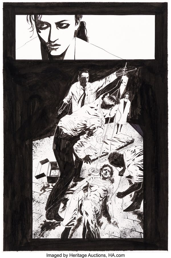 Complete Original Artwork Of Three Issues Of Hellshock Vol 2 For Sale