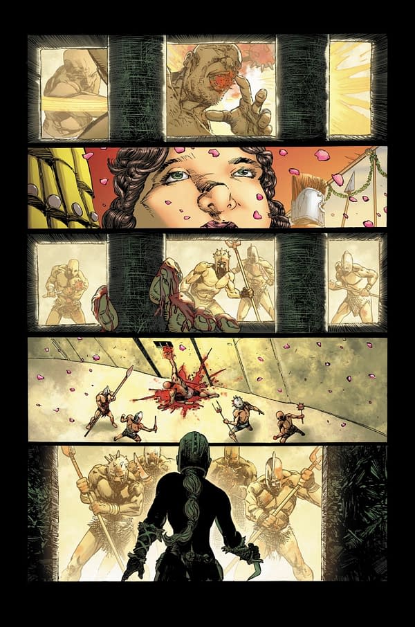 First Look at Dan Gordon & John Stanisci TV Graphic Novel Gladiatrix