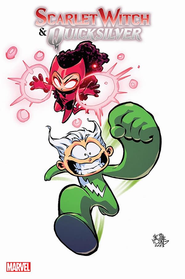 Cover image for SCARLET WITCH & QUICKSILVER 1 SKOTTIE YOUNG VARIANT