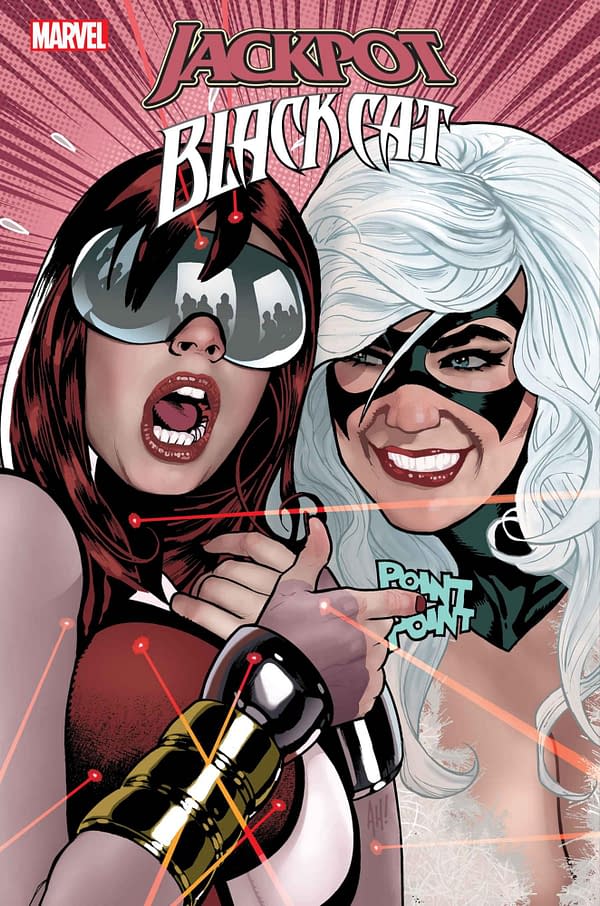 Cover image for JACKPOT AND BLACK CAT #2 ADAM HUGHES COVER