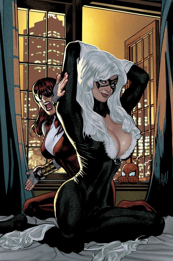 Cover image for AMAZING SPIDER-MAN #60 ADAM HUGHES VIRGIN VARIANT