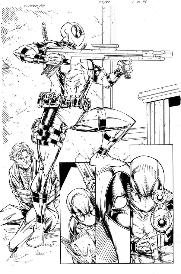 When Rob Liefeld &#038; Pepe Larraz Drew The Same Deadpool X-Force Comic