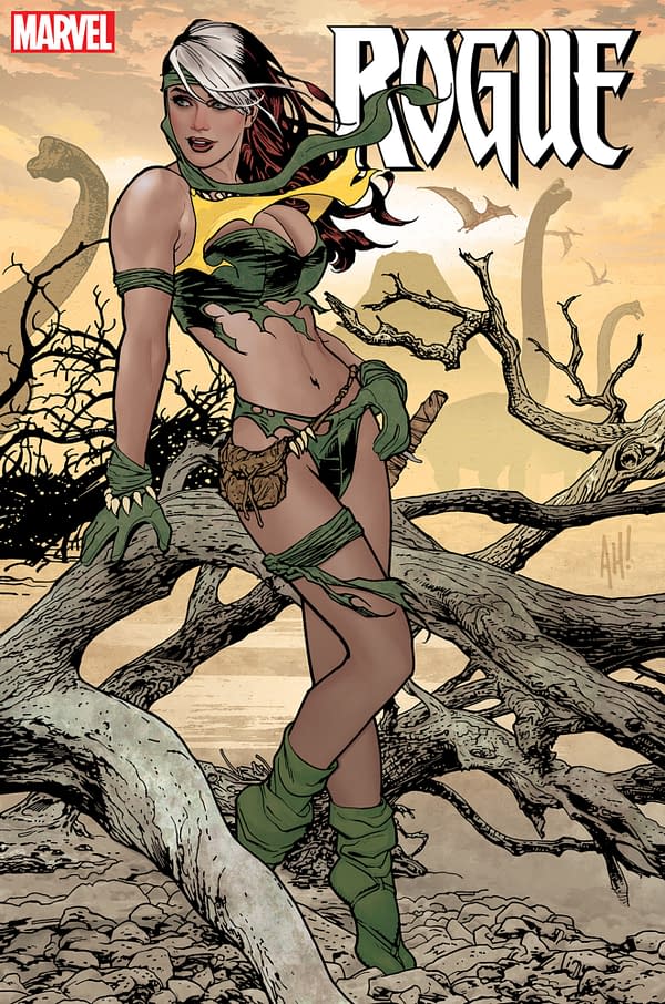 Cover image for ROGUE: THE SAVAGE LAND #1 ADAM HUGHES FOIL VARIANT