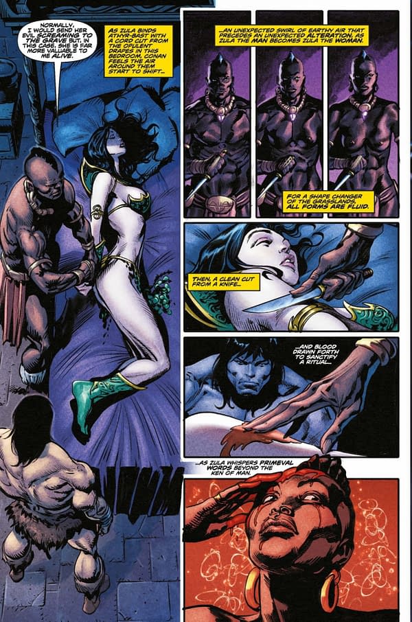Interior preview page from Conan the Barbarian #23