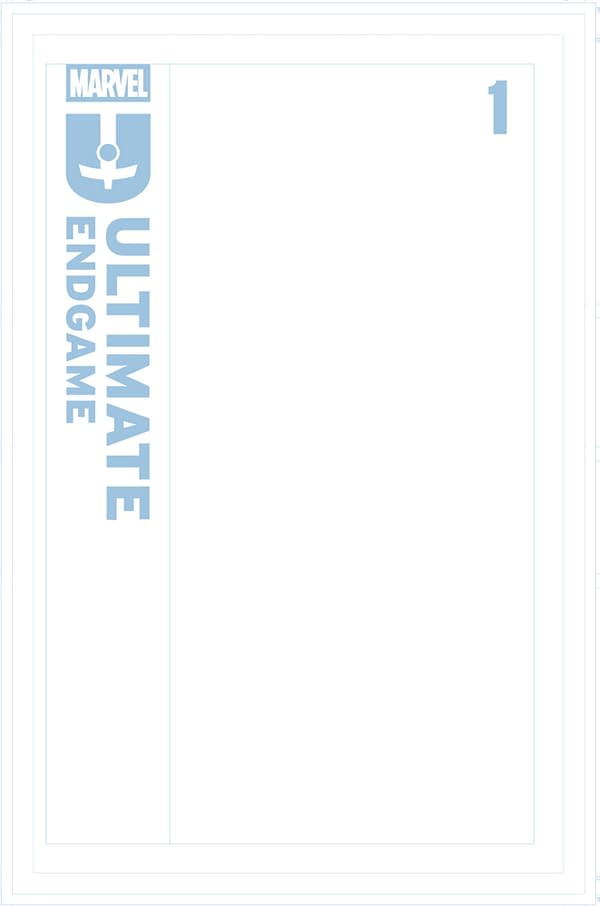 Cover image for ULTIMATE ENDGAME #1 BLUE LINE BLANK VARIANT