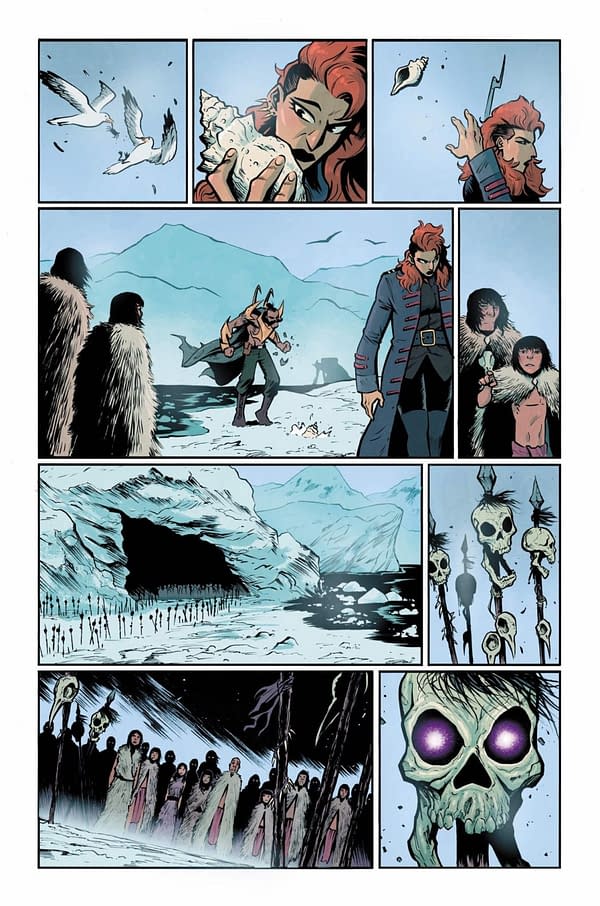 Interior preview page from Project Perseus #1