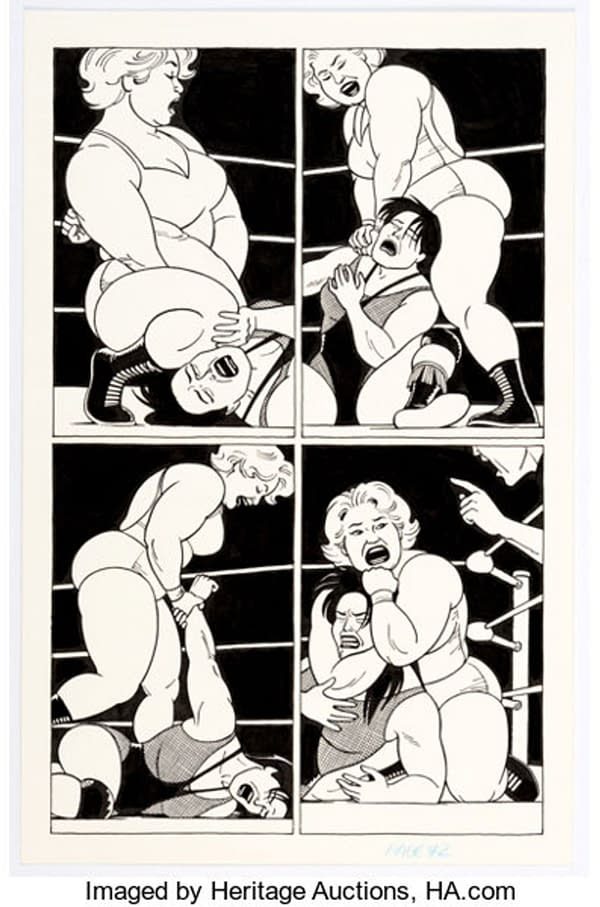 Love and Rockets #16 Whoa, Nellie page by Jamie Hernandez. Credit: Heritage Auctions