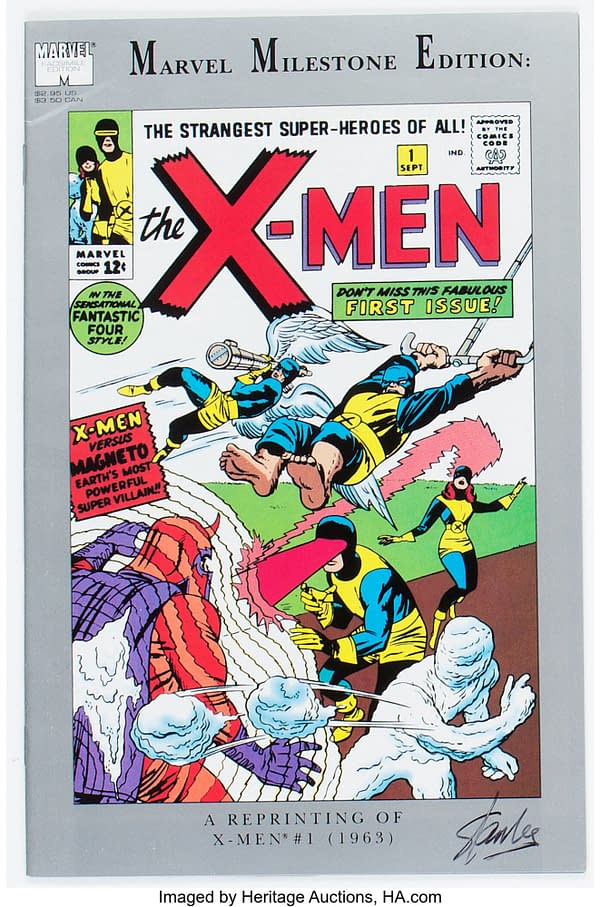 X-Men Debut Reprinted & Signed By Stan Lee At Heritage Auctions