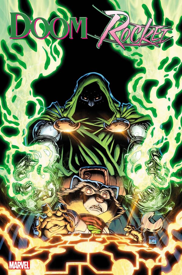 Cover image for DOCTOR DOOM & ROCKET RACCOON #1 WILL ROBSON VARIANT