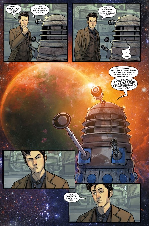 Preview of Doctor Who: Time Lord Victorious #2 Comic - Dalek Vs Hond