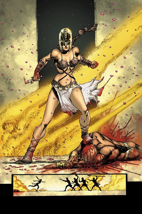 First Look at Dan Gordon & John Stanisci TV Graphic Novel Gladiatrix
