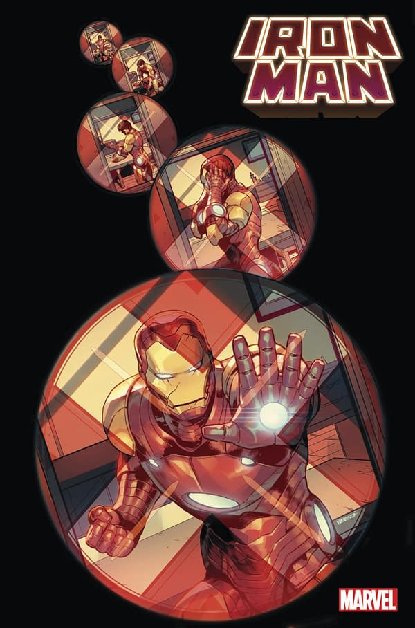 Cover image for IRON MAN 25 FRIGERI FORESHADOW VARIANT