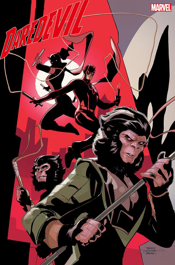 Cover image for DAREDEVIL 8 DODSON PLANET OF THE APES VARIANT
