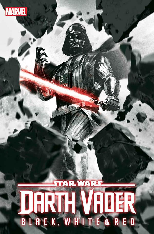 Cover image for STAR WARS: DARTH VADER - BLACK, WHITE, AND RED #3 MIKE DEL MUNDO COVER