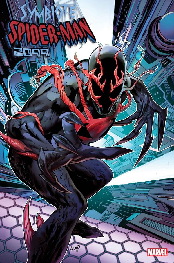 Cover image for SYMBIOTE SPIDER-MAN 2099 #1 GREG LAND VARIANT