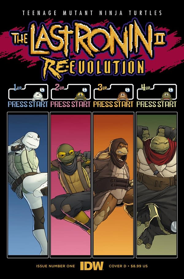 Cover image for Teenage Mutant Ninja Turtles: The Last Ronin II--Re-Evolution #1 Variant D (Delgado)