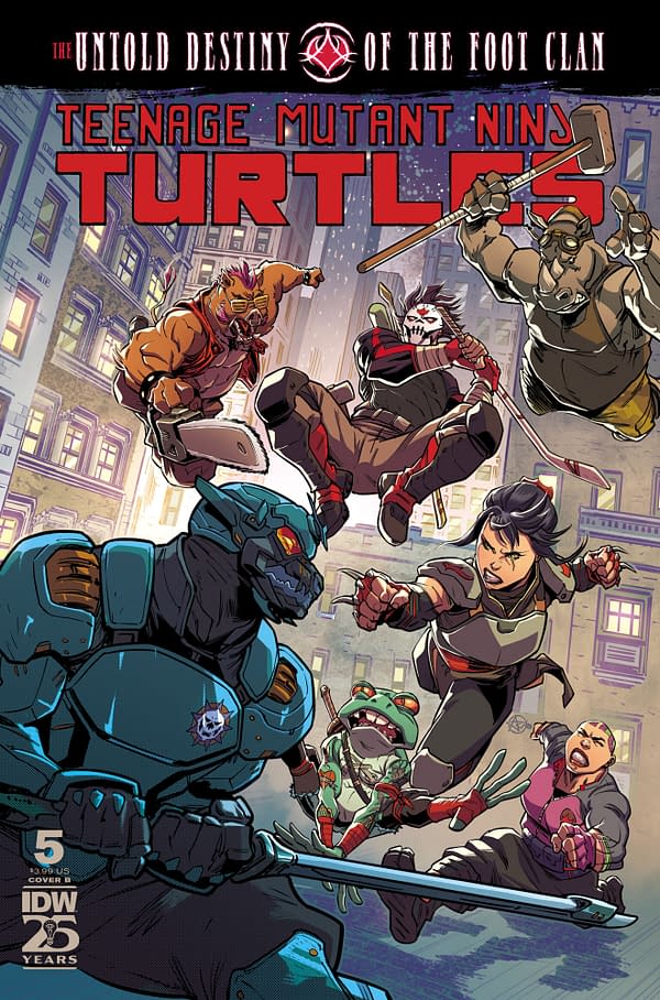 Cover image for Teenage Mutant Ninja Turtles: The Untold Destiny of the Foot Clan #5 Variant B (Medel)
