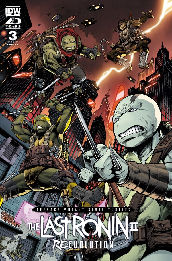 Cover image for TMNT: THE LAST RONIN II - RE-EVOLUTION #3 ESCORZA BROTHERS COVER