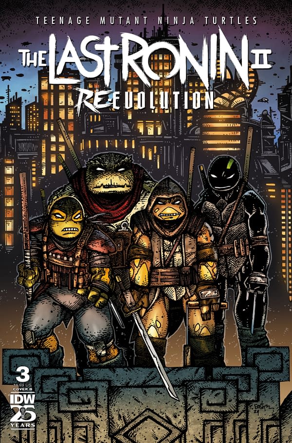 Cover image for Teenage Mutant Ninja Turtles: The Last Ronin II—Re-Evolution #3 Variant B (Eastman)