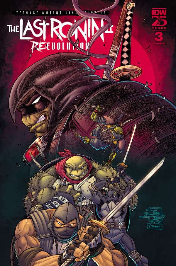 Cover image for Teenage Mutant Ninja Turtles: The Last Ronin II—Re-Evolution #3 Variant RI (50) (Prado)