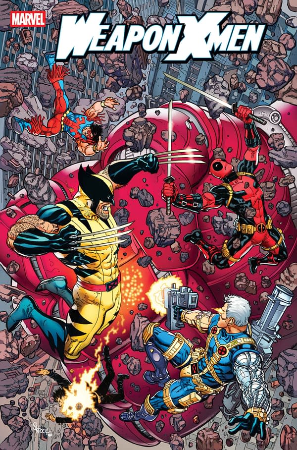 Cover image for WEAPON X-MEN #4 STEVE SKROCE VARIANT