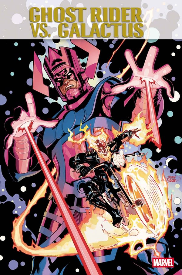 Cover image for GHOST RIDER VS. GALACTUS #1 TERRY DODSON COVER