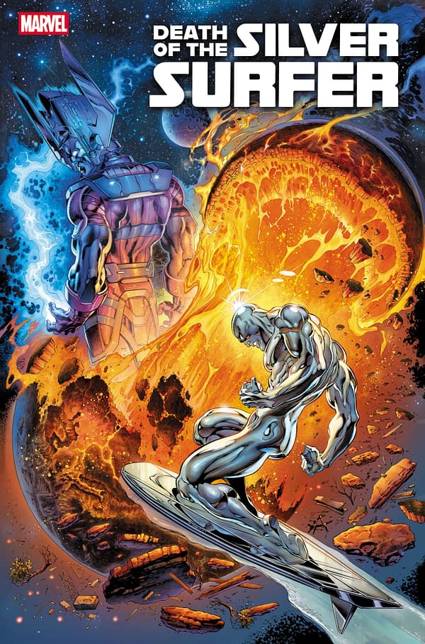 Cover image for DEATH OF THE SILVER SURFER #5 CLAUDIO CASTELLINI VARIANT